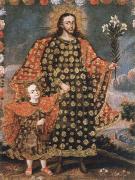 st.joseph and the christ child, Dirck van  Delen